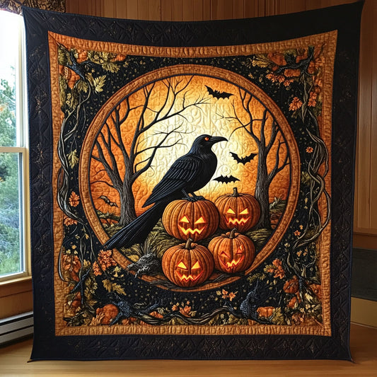 Mystic Raven Skull CW0808059CL Quilt