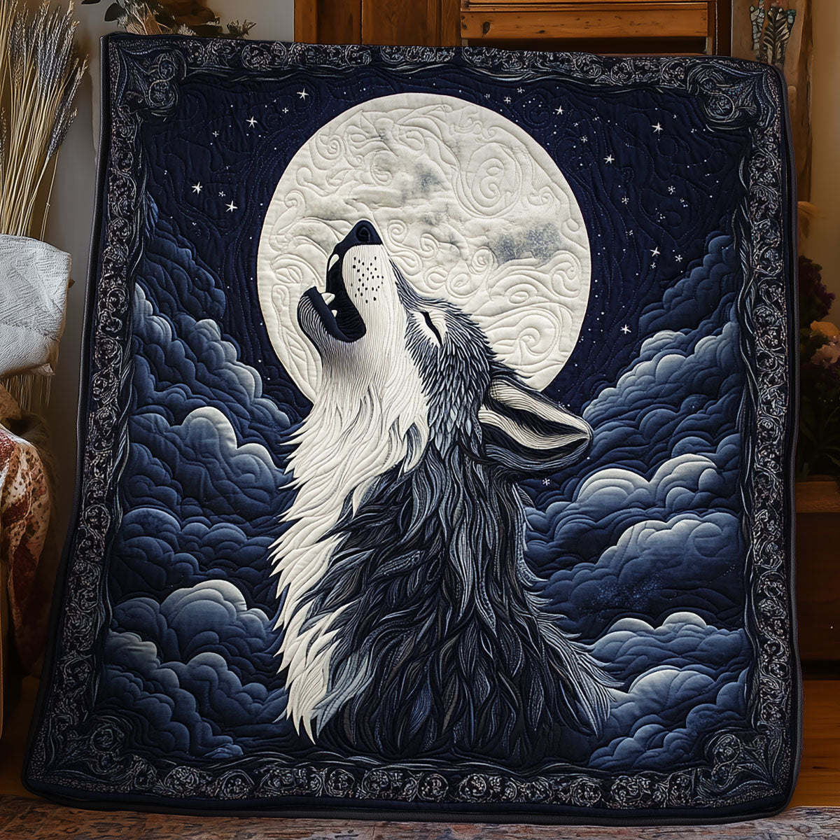 Wolf Night WX0406065CL Quilt