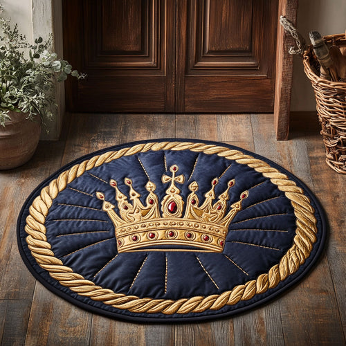 Crownlight CP2807008CL Quilted Round Mat