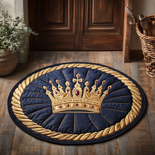 Crownlight CP2807008CL Quilted Round Mat