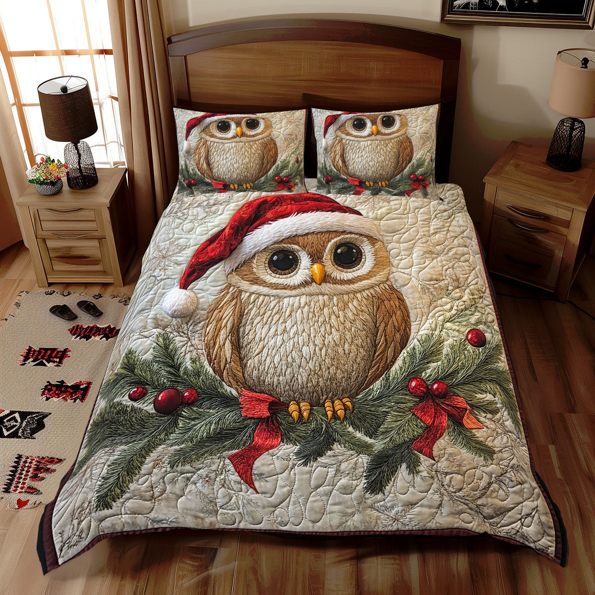 Owl Noel WX2211079CL Duvet Cover Set
