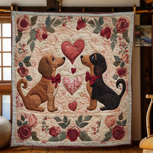 Romantic Dachshund WN2602038CL Quilt