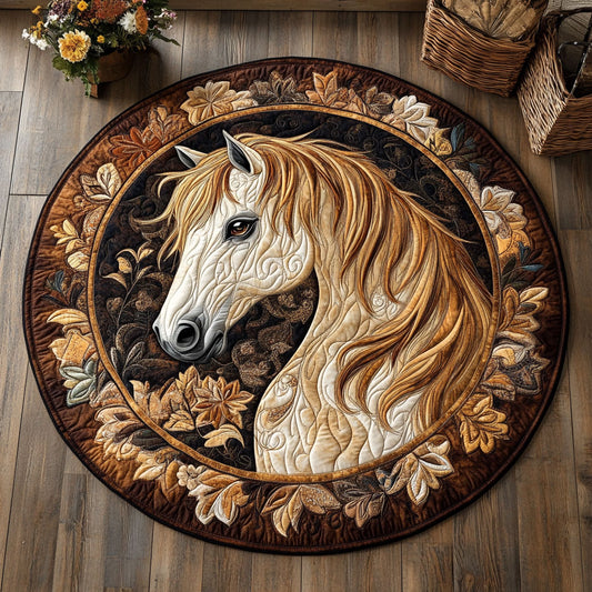 The Mustang Soul CM2205023CL Quilted Round Mat