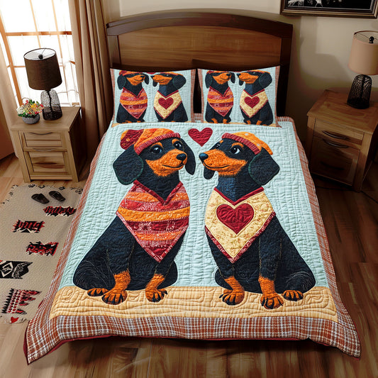 Dachshund Love WX0512048CL Duvet Cover Set