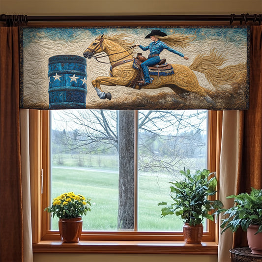Cowgirl WX1405013CL Quilted Valance