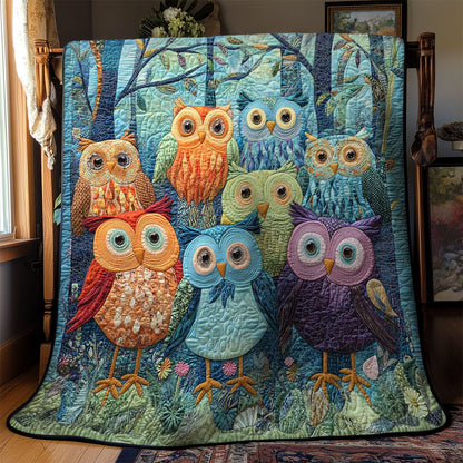 Silly Owl Symphony WN2503128CL Quilt