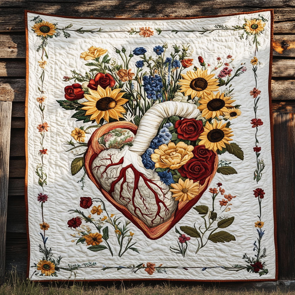 Harmony Heart WN2309051CL Quilt