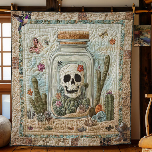 Skull In Glass WN2711033CL Quilt