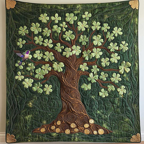 Shamrock Tree Of Life WP1112027CL Quilt