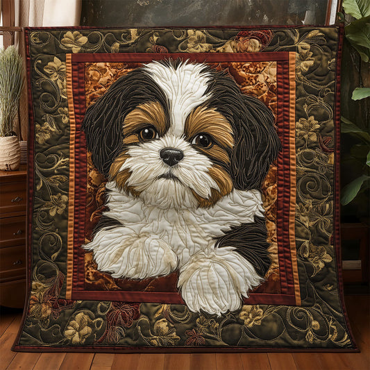 Adorable Shih Tzu WX3105002CL Quilt