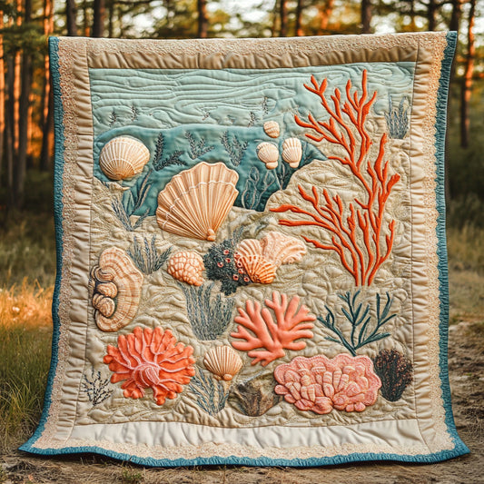 Golden Shells WN0808037CL Quilt