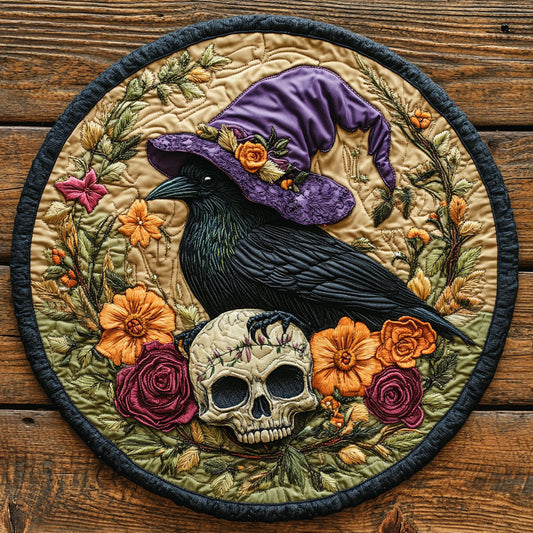Midnight Spell Circle CP1007045CL Quilted Round Mat