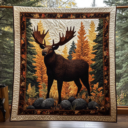 Wilderness Moose WY1108009CL Quilt
