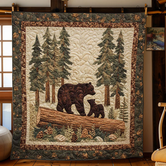 Bear And Cubs WN0104003CL Quilt