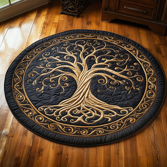 Eternal Growth CP0210030CL Quilted Round Mat