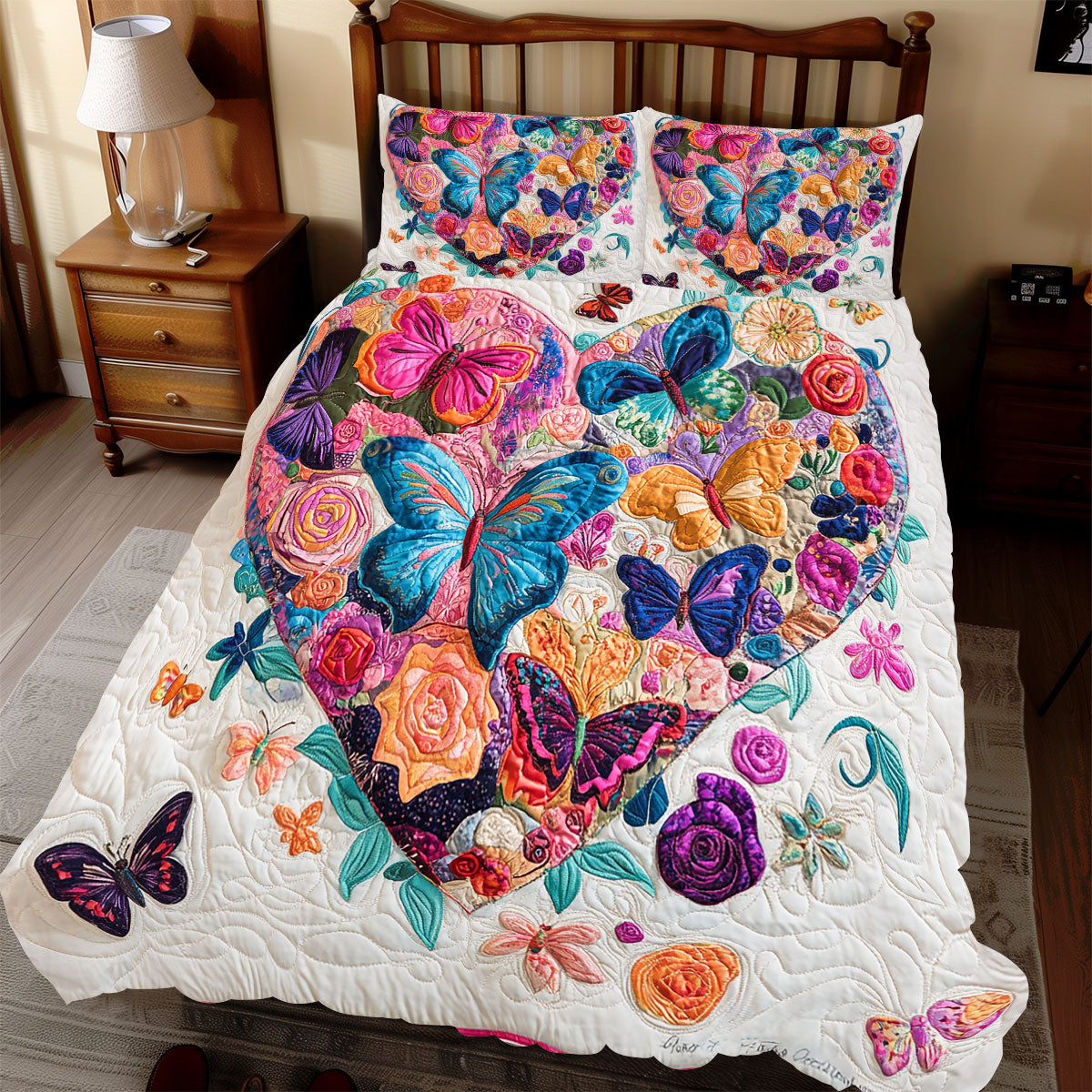 Butterfly Heart WX1112054CL Duvet Cover Set