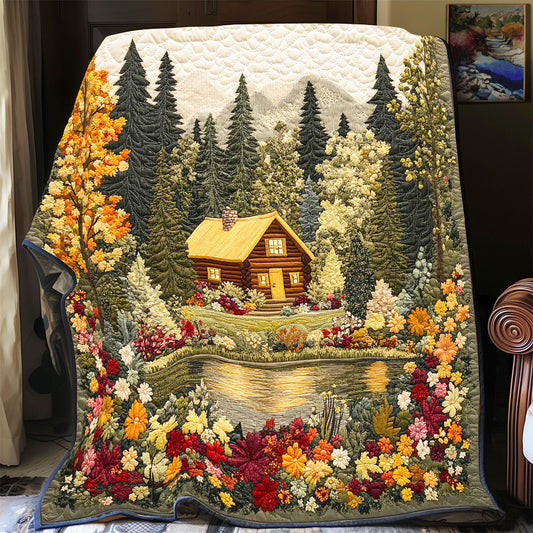 Summer House Lake WP3012034CL Quilt