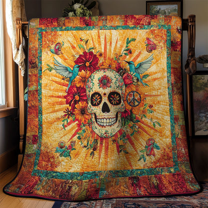 Skull And Hummingbird WN3110067CL Quilt