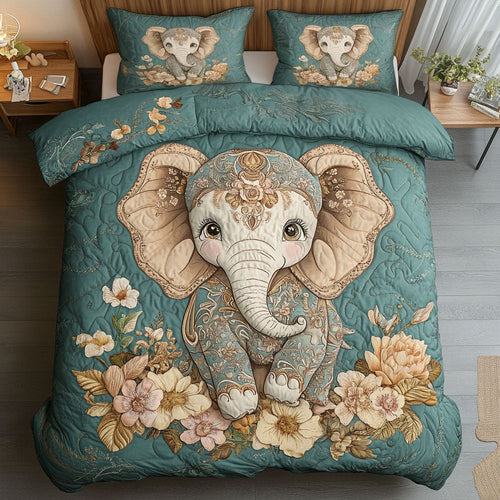Baby Elephant WY2502002CL Duvet Cover Set