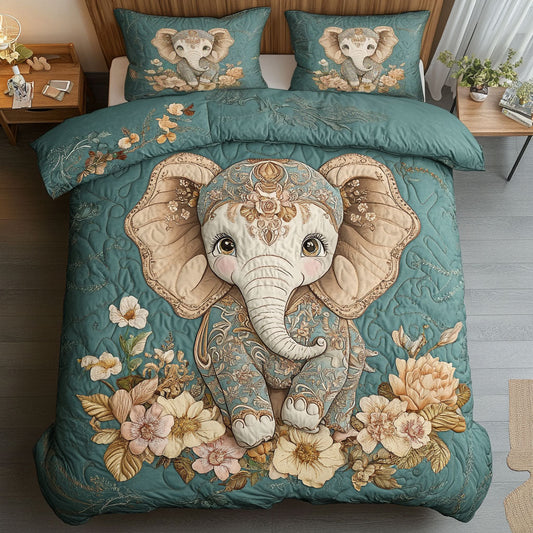 Baby Elephant WY2502002CL Duvet Cover Set