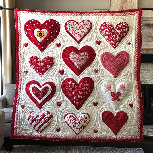 Heart Collection Valentine WP1812018CL Quilt