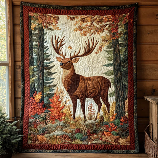 Autumn Stag CP2205023CL Quilt