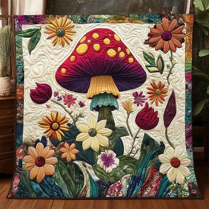 Psychedelic Mushroom WJ0504010CL Quilt