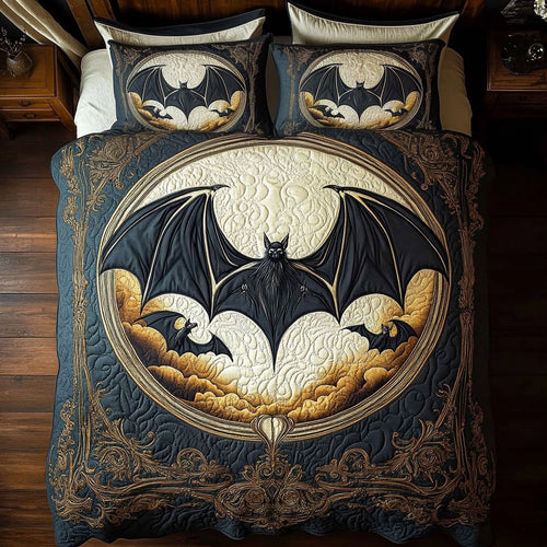 Gothic Moon Bat WY0807039CL Duvet Cover Set