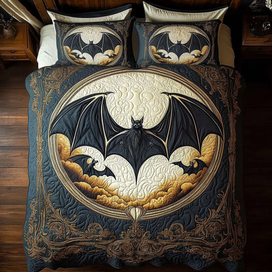 Gothic Moon Bat WY0807039CL Duvet Cover Set