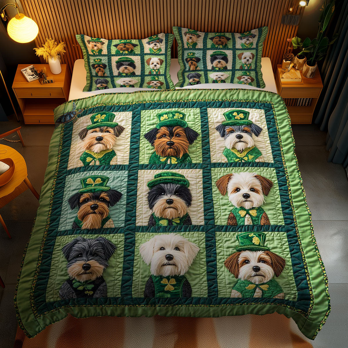 Irish Schnauzer WN1911041CL Duvet Cover Set