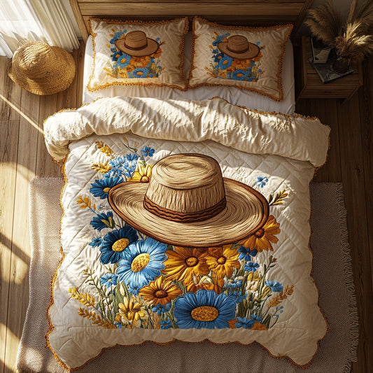 Sky Cowboy Hat WN2409058CL Duvet Cover Set