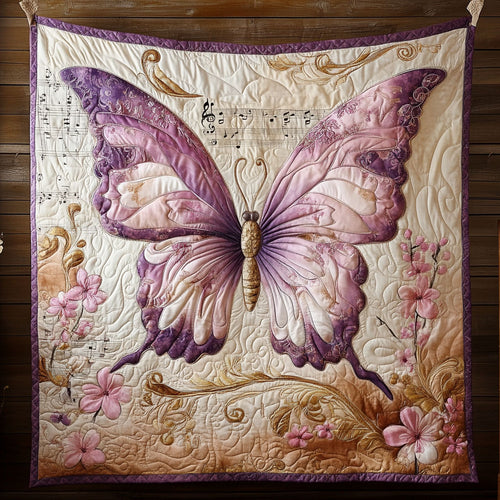 Music Butterfly CW2605469CL Quilt