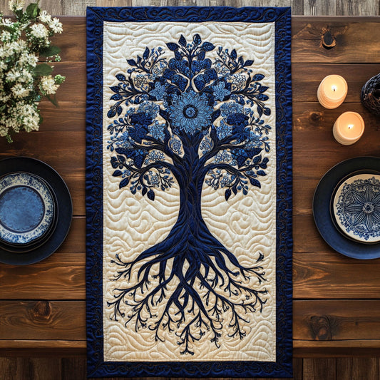 Tree of Life CW2905582CL Quilted Table Runner