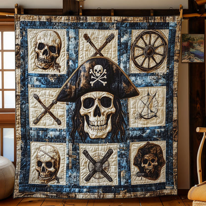 Pirate Skull Voyage WN1207050CL Quilt