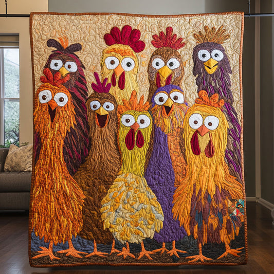 Chicken Gang WU2410031CL Quilt