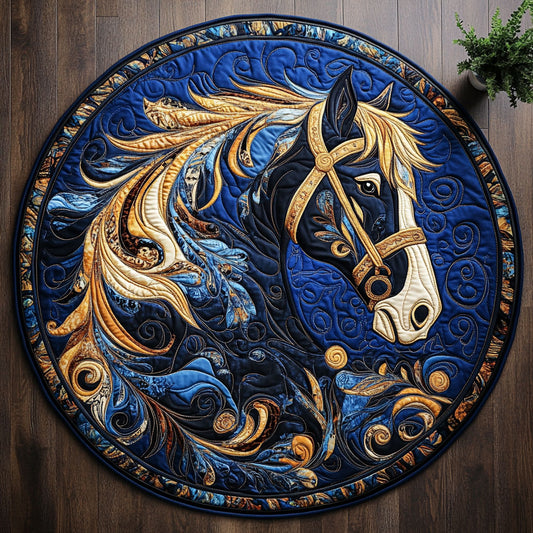 Majestic Mare CM1205050CL Quilted Round Mat