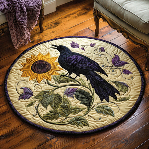 Raven's Bloom WP0304006CL Quilted Round Mat
