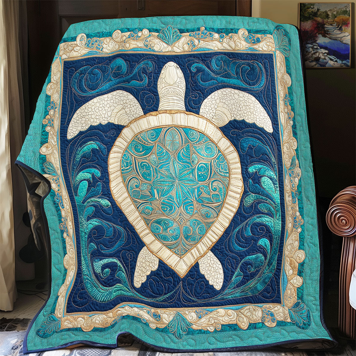 Turtle Sea WX0406054CL Quilt