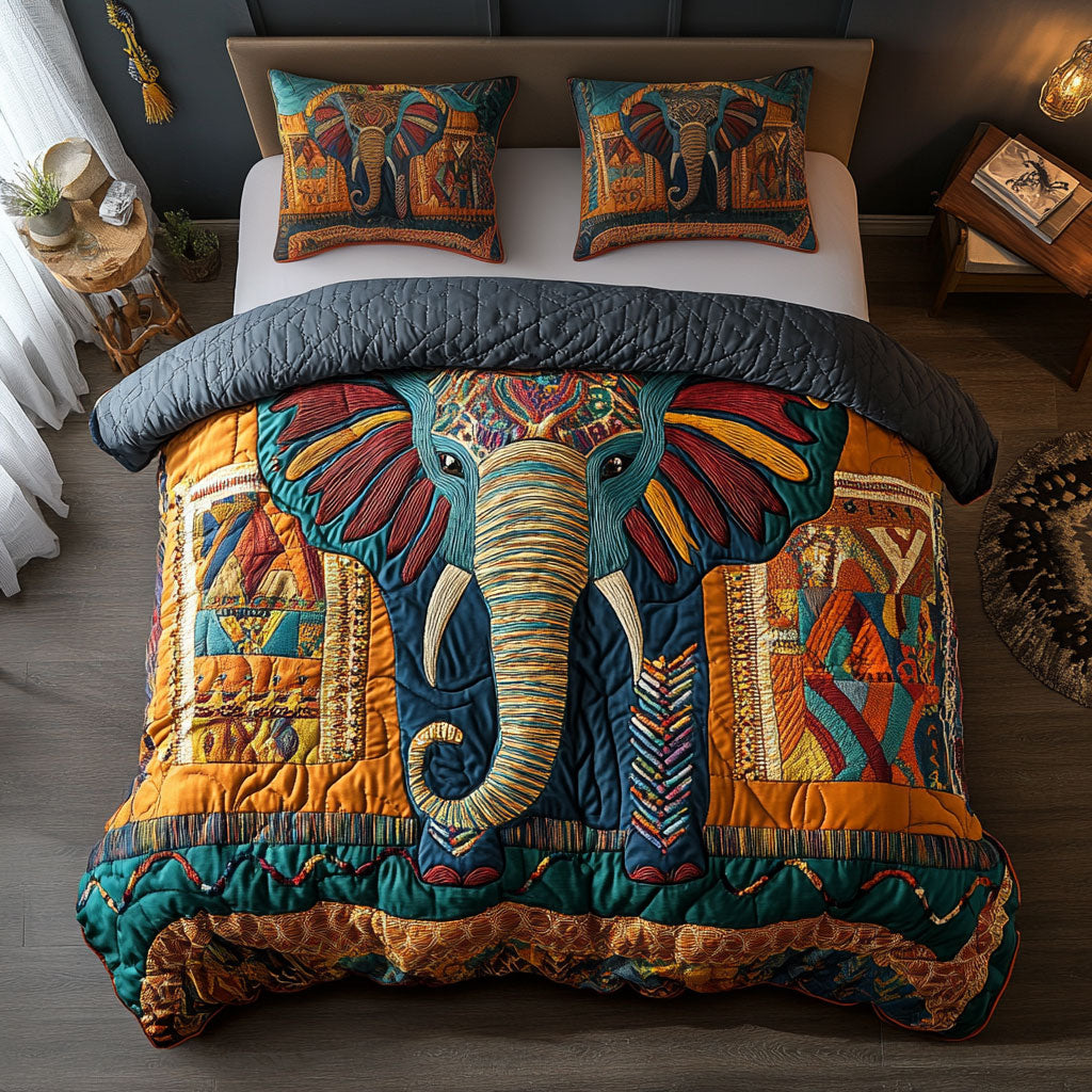 African Elephant Majesty WN0910001CL Duvet Cover Set