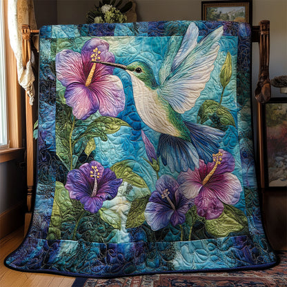 Hummingbird In Garden WY1202116CL Quilt