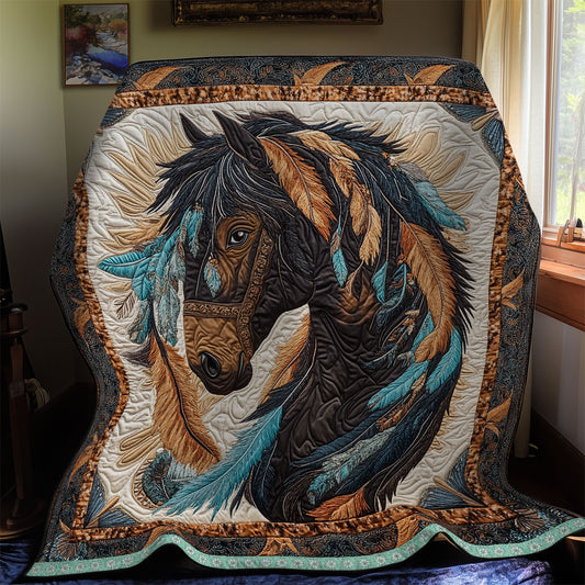 Horse Native WX2312032CL Quilt