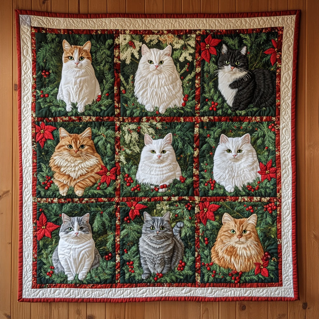 Holiday Cat CW0811050CL Quilt