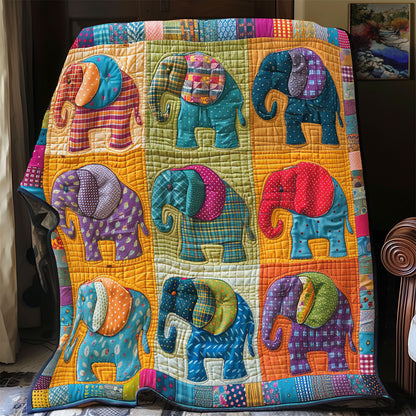 Elephant Blocks CP0512145CL Quilt