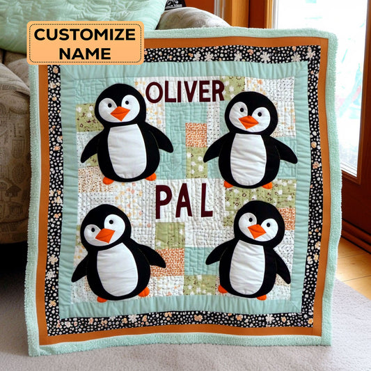 Little Chill Nest WJ2607002CL Personalized Baby Quilt