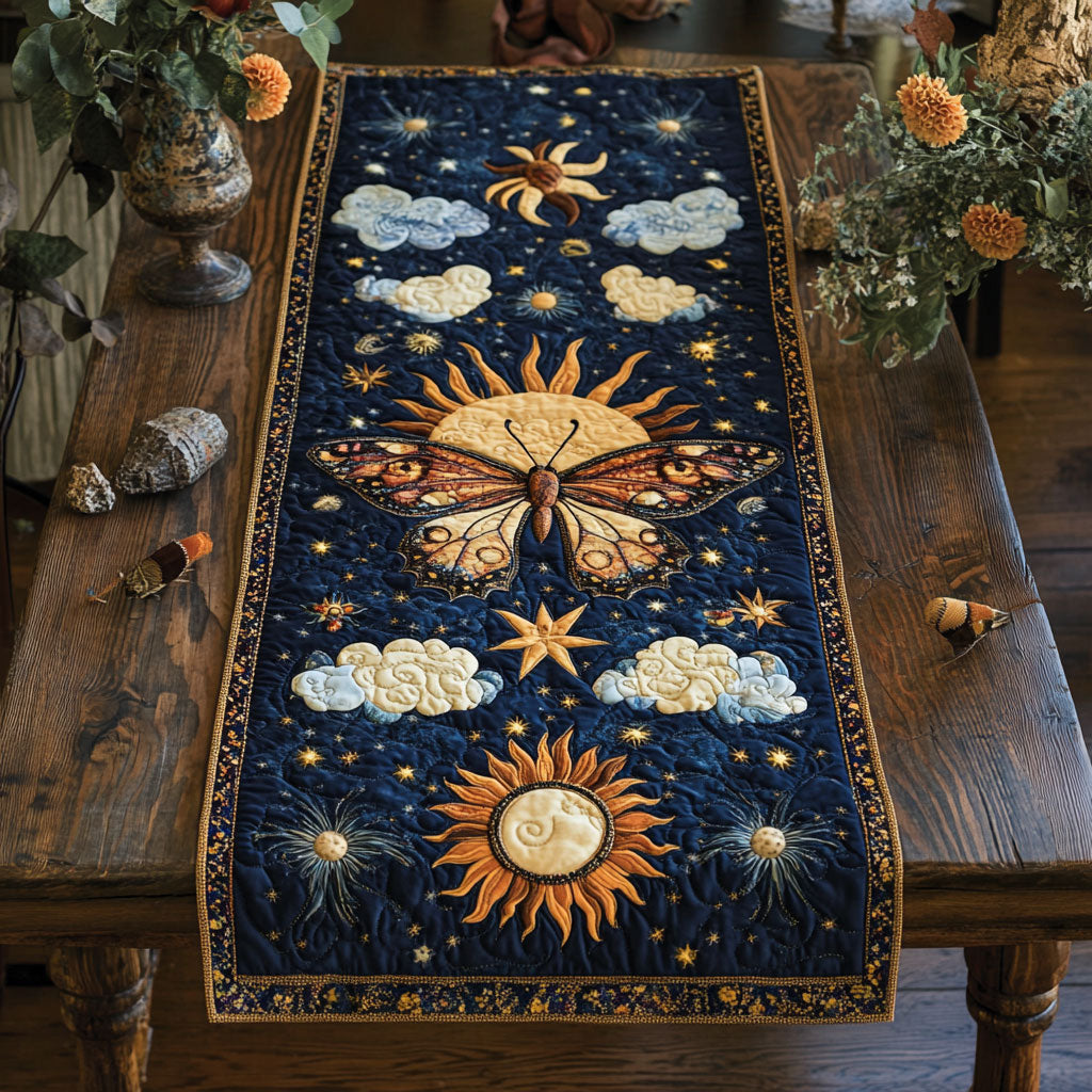 Ecliptic Flight CP1405023CL Quilted Table Runner
