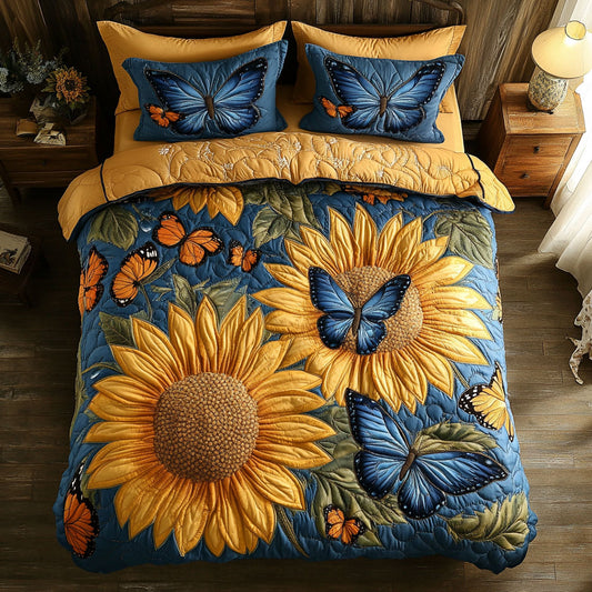 Butterfly Sunflower CW0507011CL Duvet Cover Set