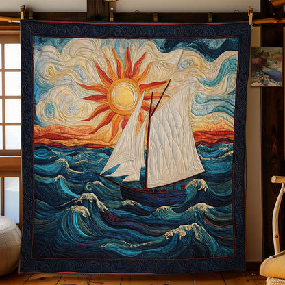 Sunset Sailboat WN0602002CL Quilt