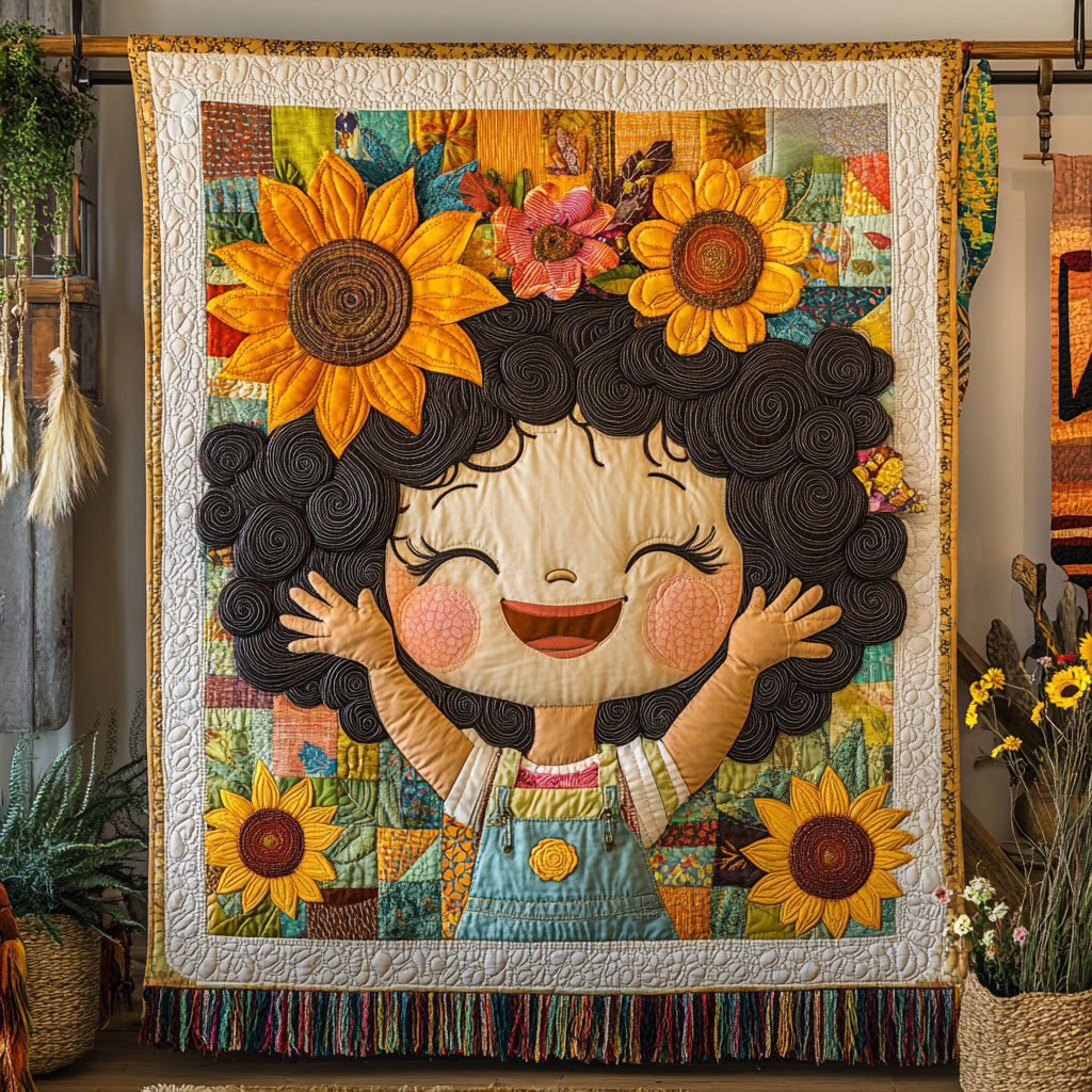 Happiness In Full Bloom WY0307059CL Quilt