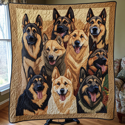 Cozy German Shepherd CW0512011CL Quilt