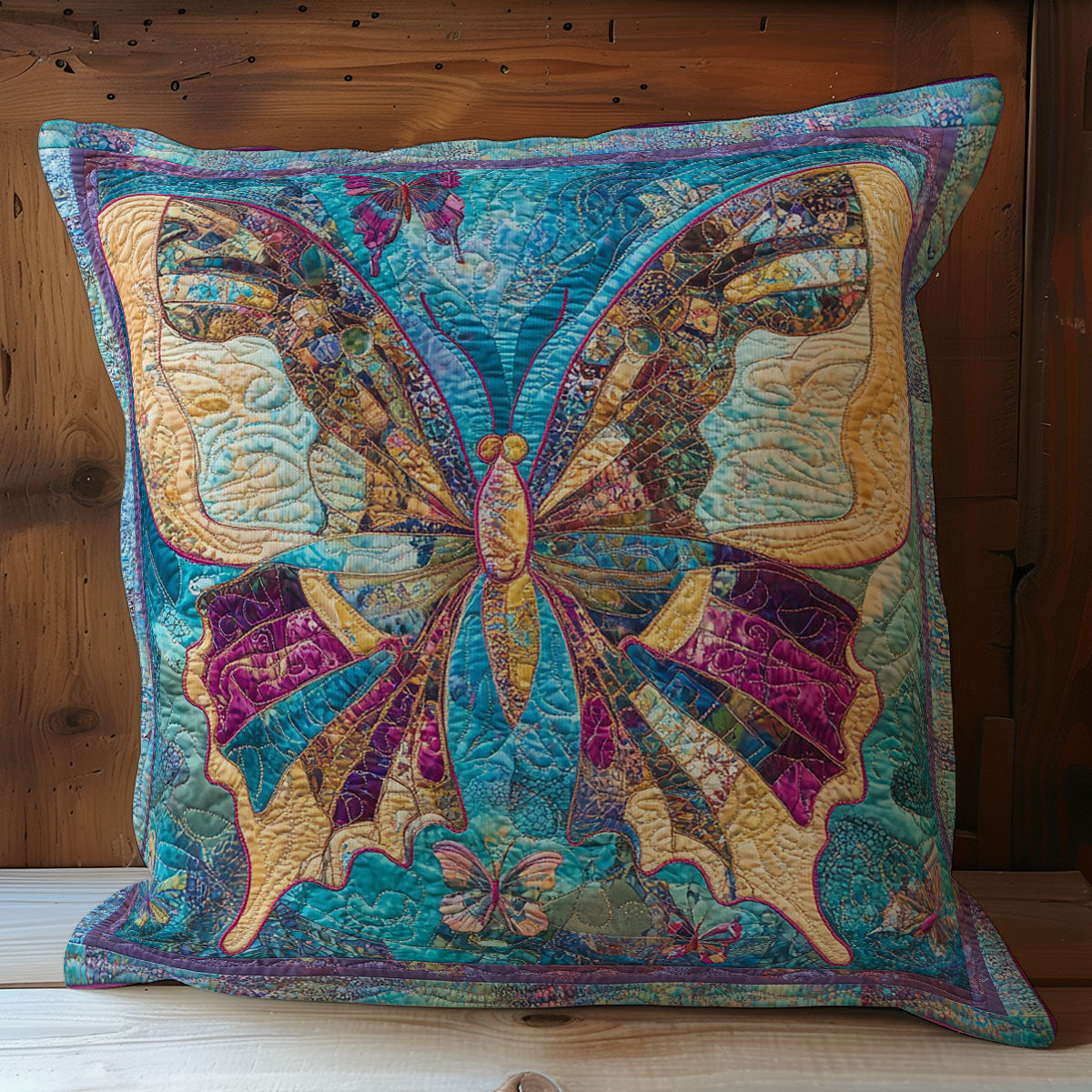 Abstract Butterfly WY1302127CL Quilt Pillow Case